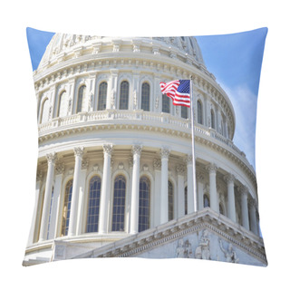 Personality  Capitol Hill Building . Washington DC. Pillow Covers