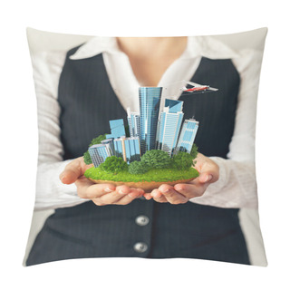 Personality  Skyscraper Pillow Covers