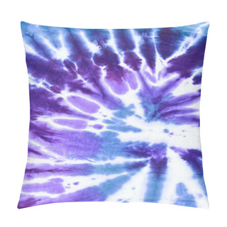Personality  Tie Dyed Pattern On Cotton Fabric Abstract Background Pillow Covers