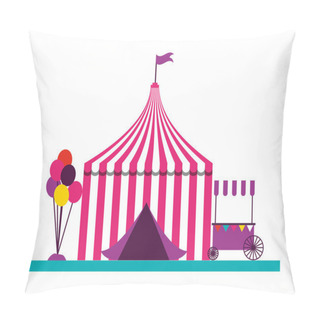 Personality  Fun Fair Carnival Pillow Covers