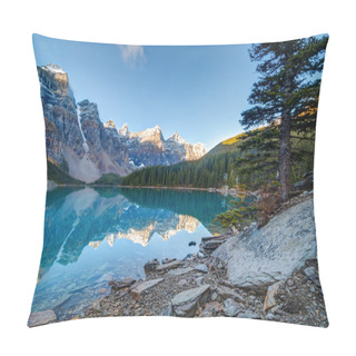 Personality  Sunrise At Moraine Lake Pillow Covers
