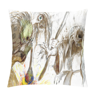 Personality  Stygian Witches Pillow Covers