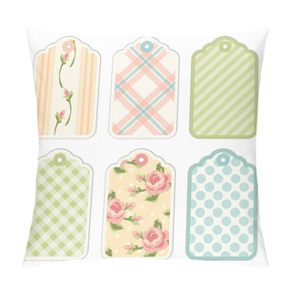 Personality Retro Tags 3 Pillow Covers