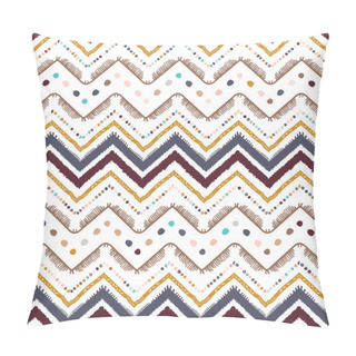 Personality  Abstract Zigzag Pattern For A Cover Design. Pillow Covers