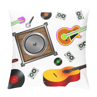 Personality  Music Pattern Pillow Covers