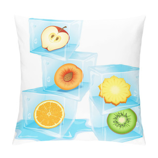 Personality  Fresh And Cool Ice Cubes Pillow Covers