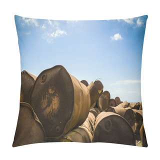 Personality  Oxided Oil Barrels Pillow Covers