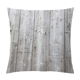 Personality  Part Of Fence With Grey Weathered Planks Pillow Covers
