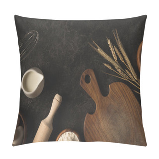 Personality  Bakery Ingredients And Kitchen Utensils Pillow Covers