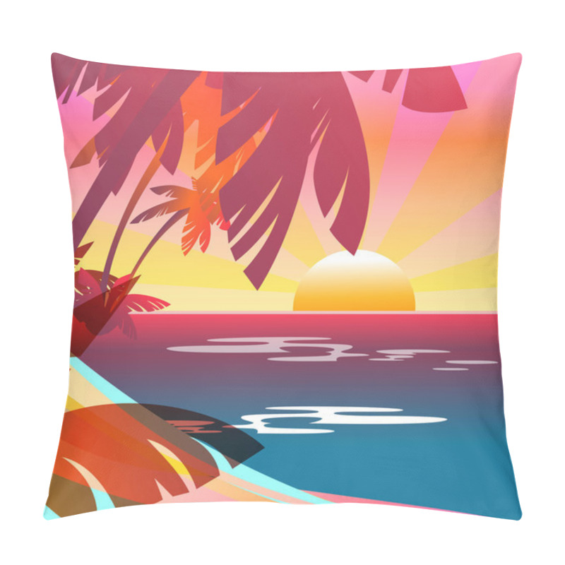 Personality  Summer background pillow covers