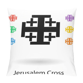 Personality  Jerusalem Cross Pillow Covers