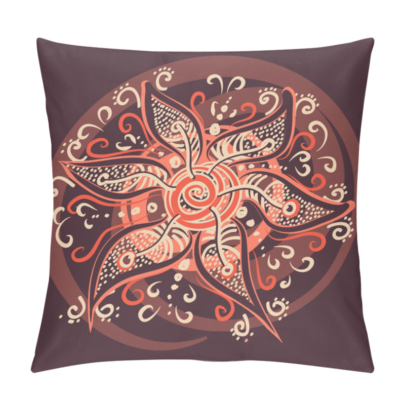 Personality  Vector background with flower. pillow covers