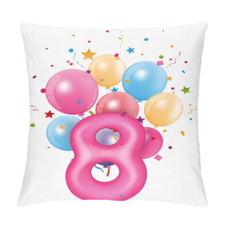 Personality  Happy Birthday Greeting Card Pillow Covers