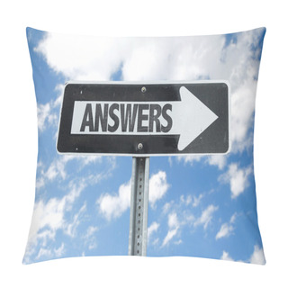 Personality  Answers Direction Sign Pillow Covers