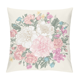 Personality  Bouquet Of Summer Flowers. Pillow Covers