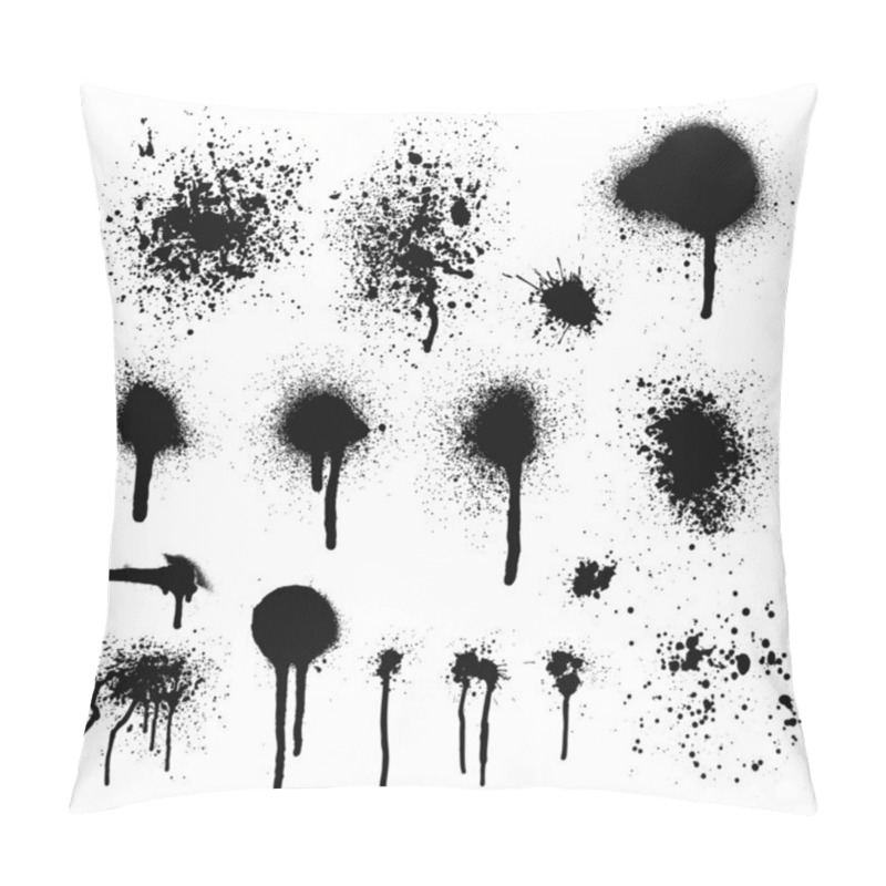 Personality  Spray paint elements pillow covers