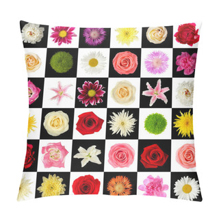 Personality  Beautiful Flowers Collage   Pillow Covers