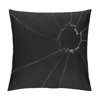 Personality  Crackled And Broken Glass Pillow Covers