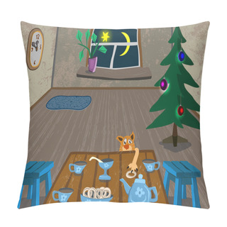 Personality  The Warmth And Comfort Of Your Home At Christmas And New Year Pillow Covers