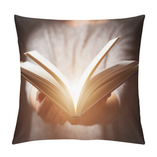 Personality  Light Coming From Book Pillow Covers