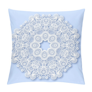 Personality  Circle Lace Ornament Pillow Covers