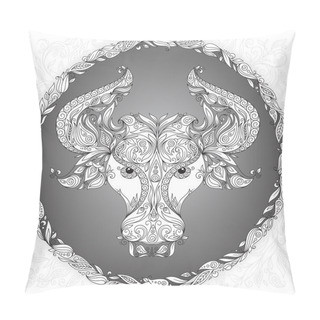 Personality  Zodiac Sign Taurus Pillow Covers