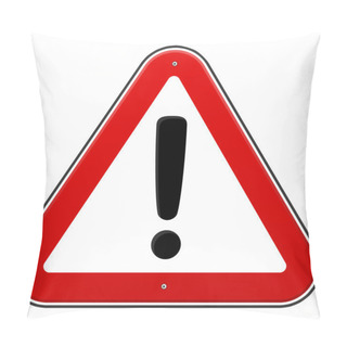 Personality  Red Exclamation Sign Pillow Covers