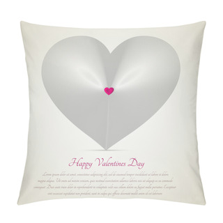 Personality  Valentines Background. Vector Illustration.  Pillow Covers