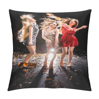 Personality  Three Women At The Party Pillow Covers