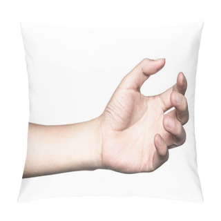 Personality  Hand Holding Something Like A Bottle Or Can Pillow Covers