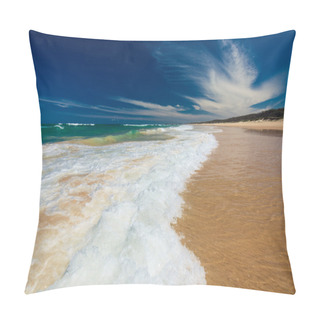 Personality  Sunshine Coast Beach North Of Caloundra Pillow Covers