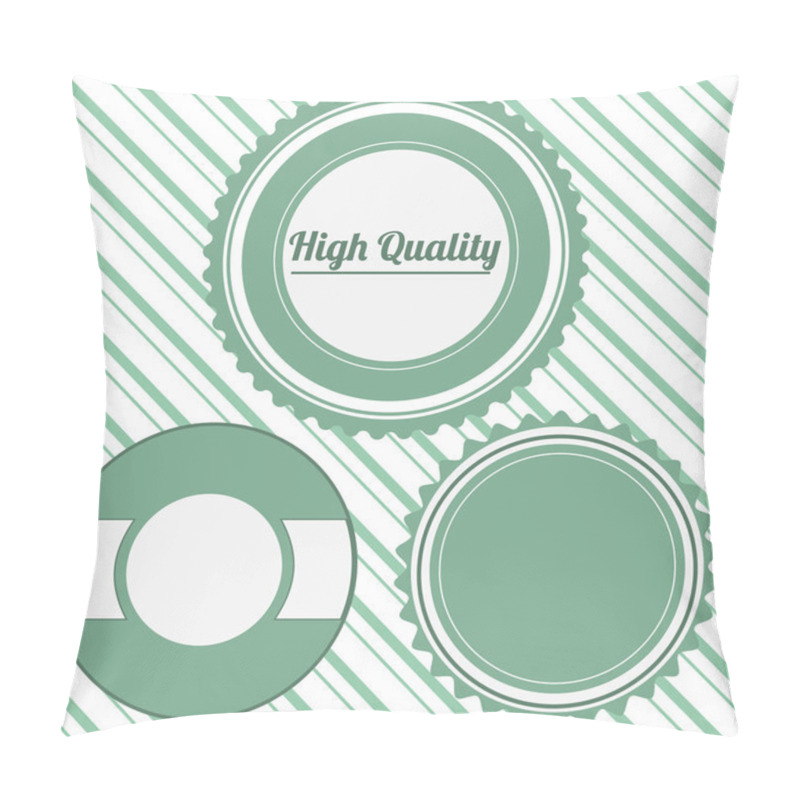 Personality  Vector badges. High quality pillow covers