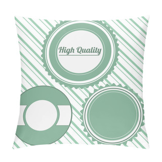 Personality  Vector Badges. High Quality Pillow Covers