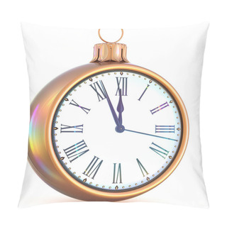 Personality  New Year's Eve Last Hour Clock Midnight Countdown Pressure Pillow Covers