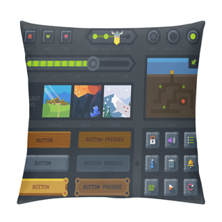 Personality  The User Interface For The Game Pillow Covers
