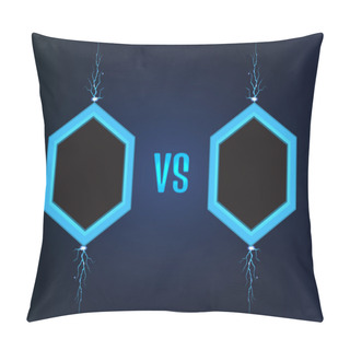 Personality  Versus Title Card Pillow Covers