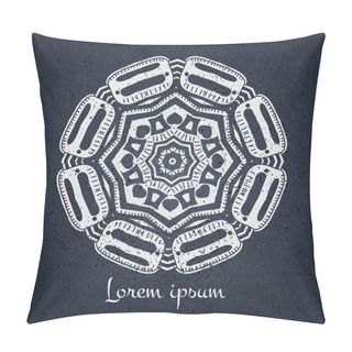 Personality  Beautiful Circular Ornament Pillow Covers
