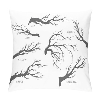 Personality  Dried Branches Of Trees Pillow Covers