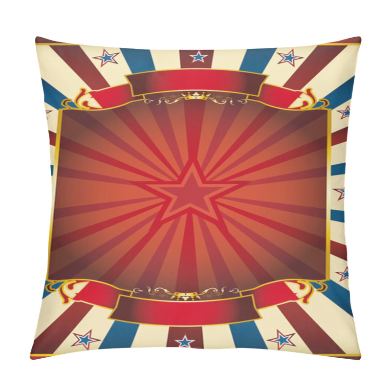 Personality  Red and blue show pillow covers