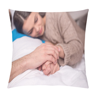Personality  Man And Woman In Hospital Pillow Covers