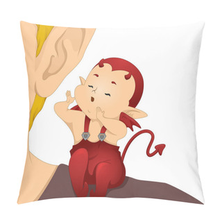 Personality  Devil Whisper Pillow Covers
