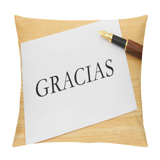 Personality  Writing A Thank You Note Gracias Pillow Covers