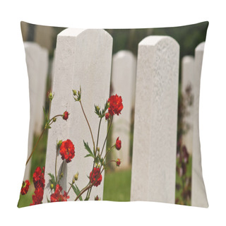 Personality  American Cemetery At Normandy Pillow Covers