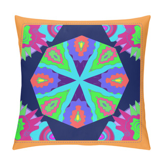 Personality  Seamless Pattern Of Abstract Simple Floral Ornament Pillow Covers