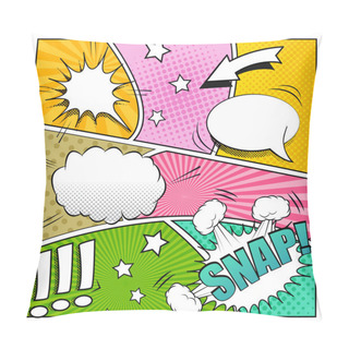 Personality  Comic Book Background Pillow Covers