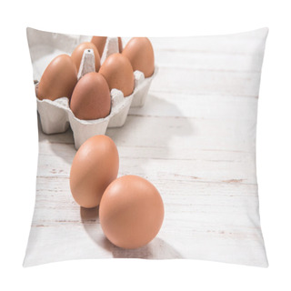 Personality  Chicken Eggs In Box Pillow Covers