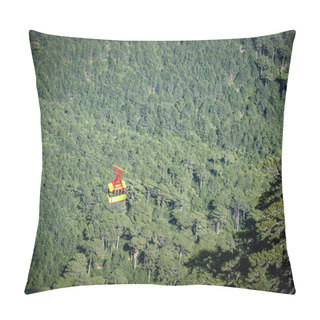 Personality  Cable Car In Ai-Petri Mountain In Crimea Pillow Covers