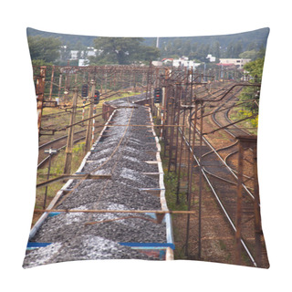 Personality  Freight Train Pillow Covers