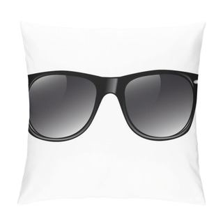 Personality  Sunglasses Vector Illustration Background Pillow Covers