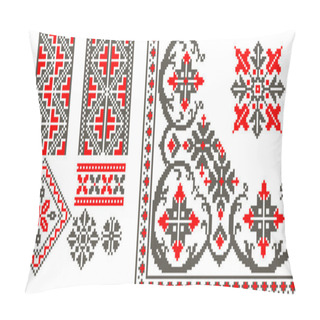 Personality  Romanian Traditional Patterns Pillow Covers